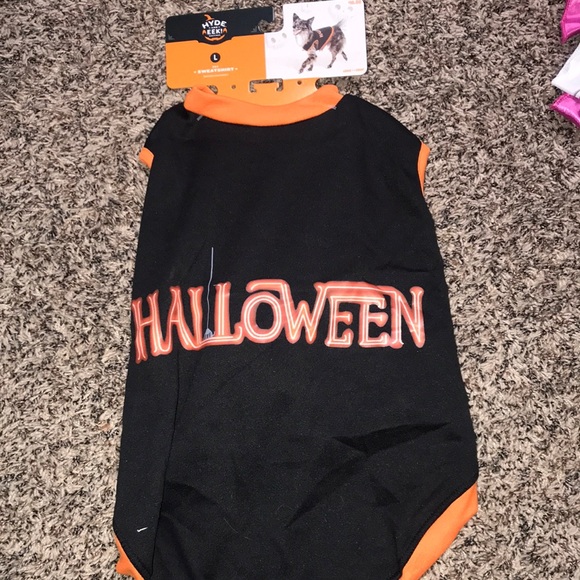 Other - Halloween Pet Costume 🐠 - Black and Orange Size Large | NWT!